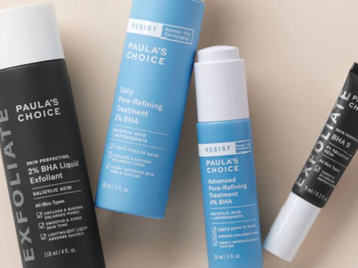 Các hoạt chất vàng như BHA, Niacinamide, Hyaluronic Acid