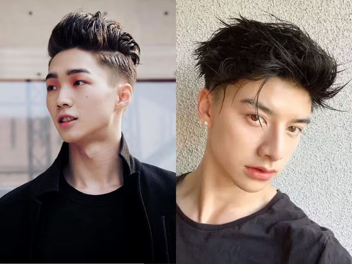 Two Block Undercut tạo nên sự đối lập rõ rệt khi phần tóc hai bên và sau gáy được cạo sát