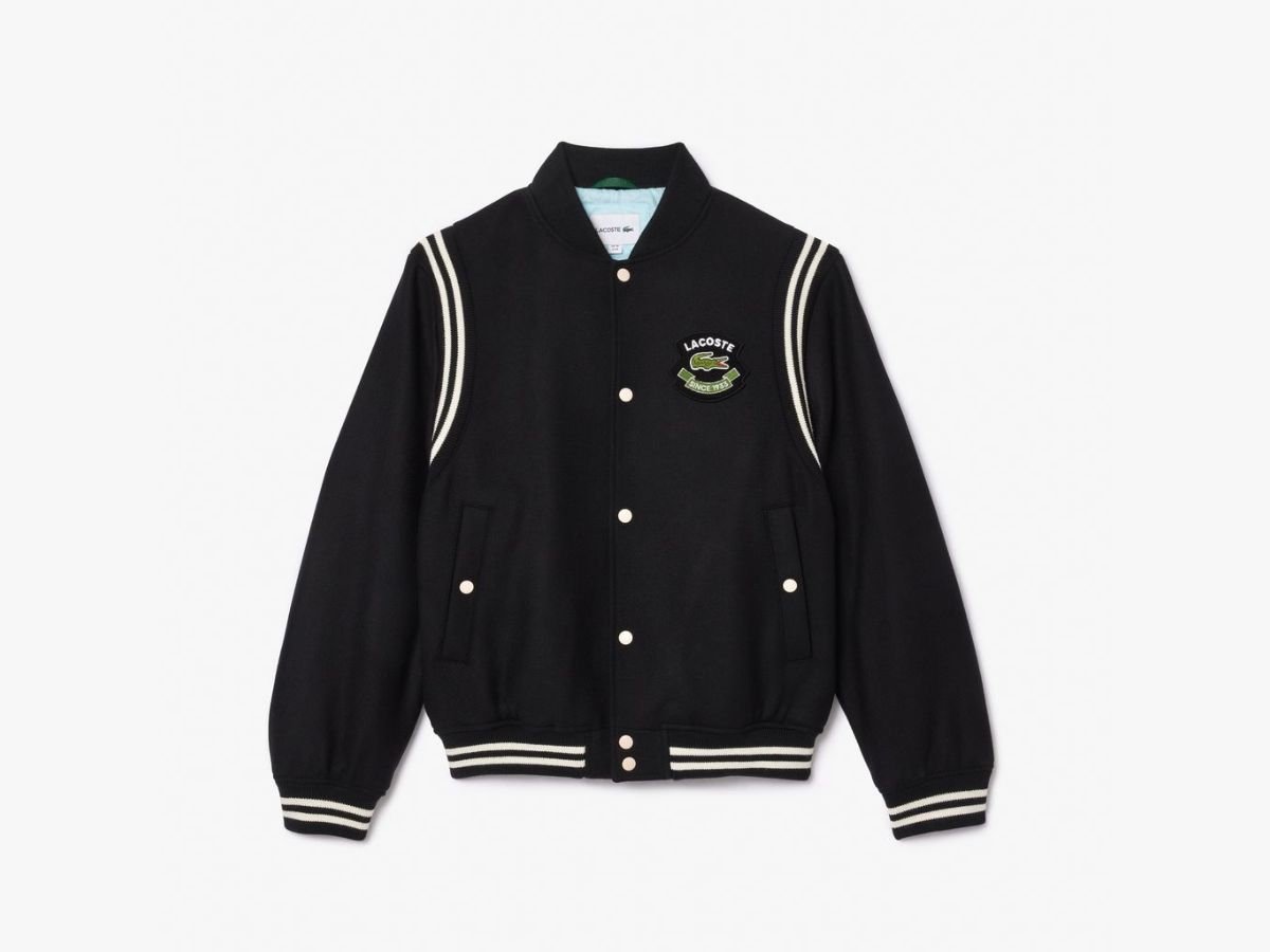 Áo Khoác Lacoste Nam Chất Liệu Len Varsity