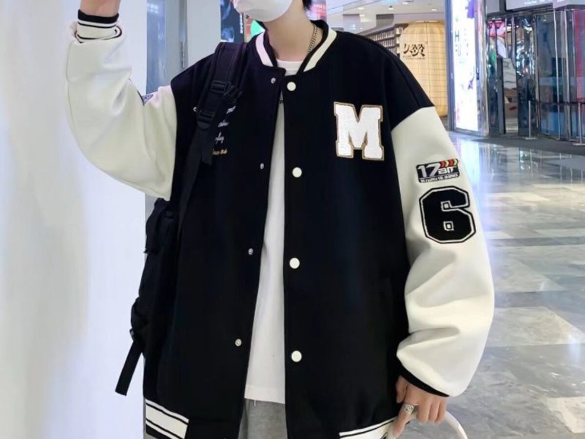 Áo Khoác Bóng Chày Form Oversized