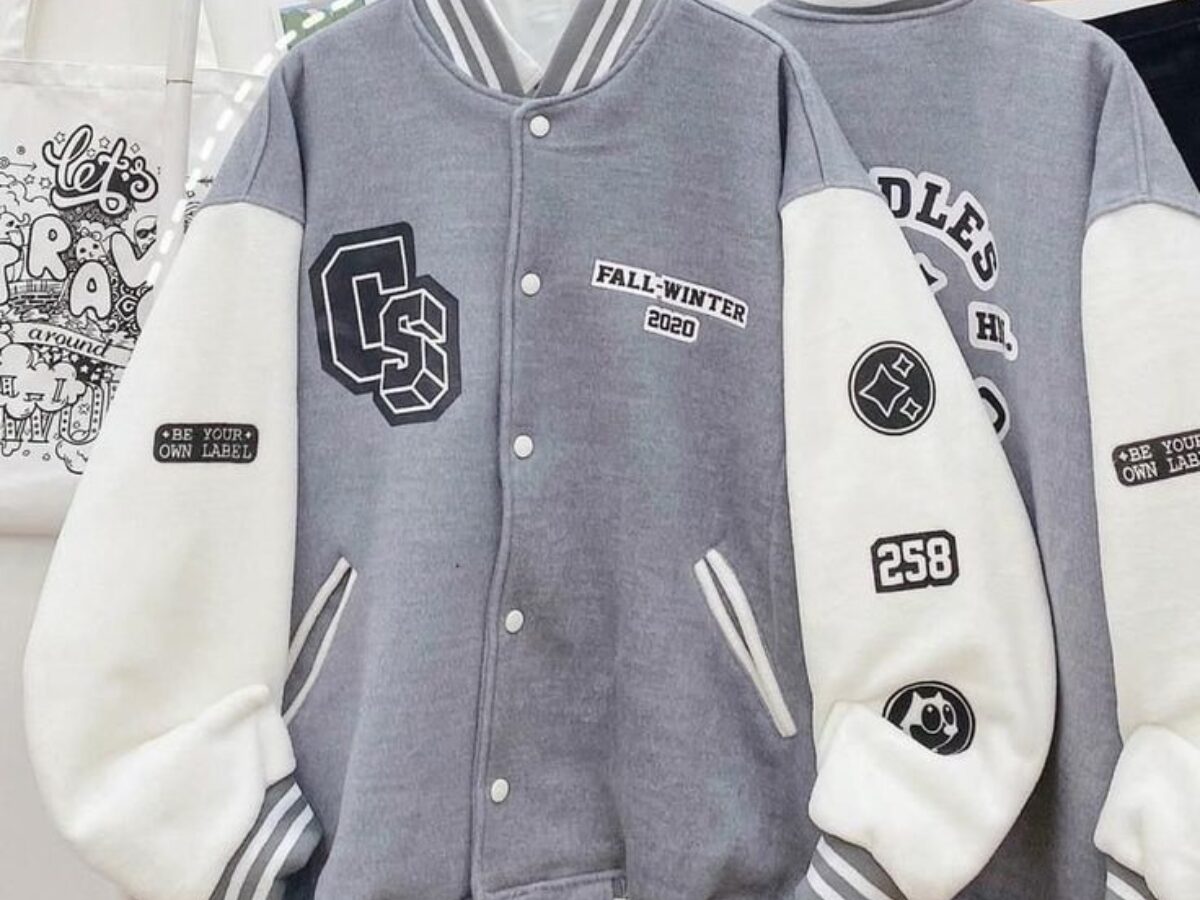 Áo Khoác Bóng Chày Nỉ