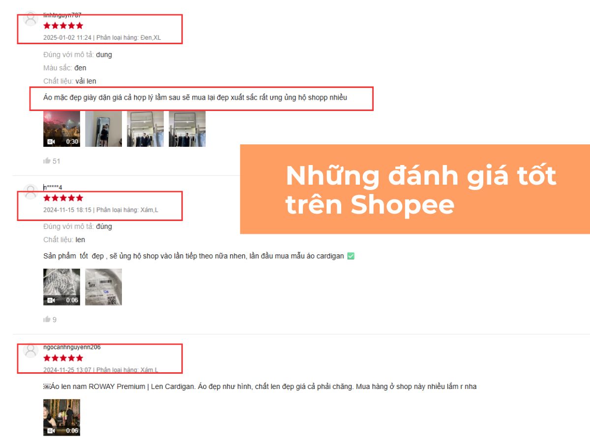 Đánh giá sản phẩm trên sàn thương mại điện tử Shopee