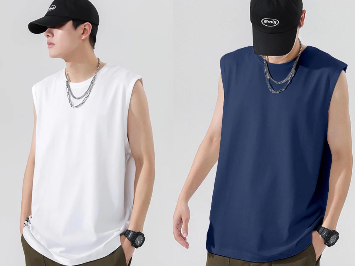 TINOFUN áo tanktop kiểu áo sát nách nách vải thun lạnh cao cấp