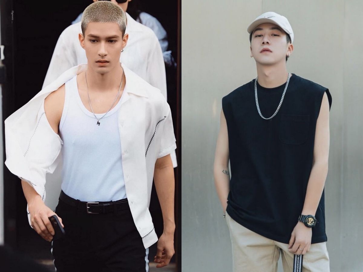 Phối đồ với áo ba lỗ nam