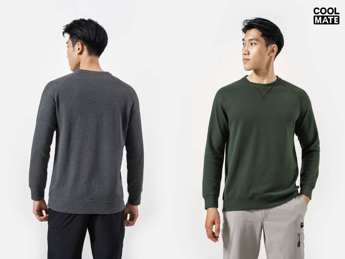 Áo nỉ tay dài tại Coolmate