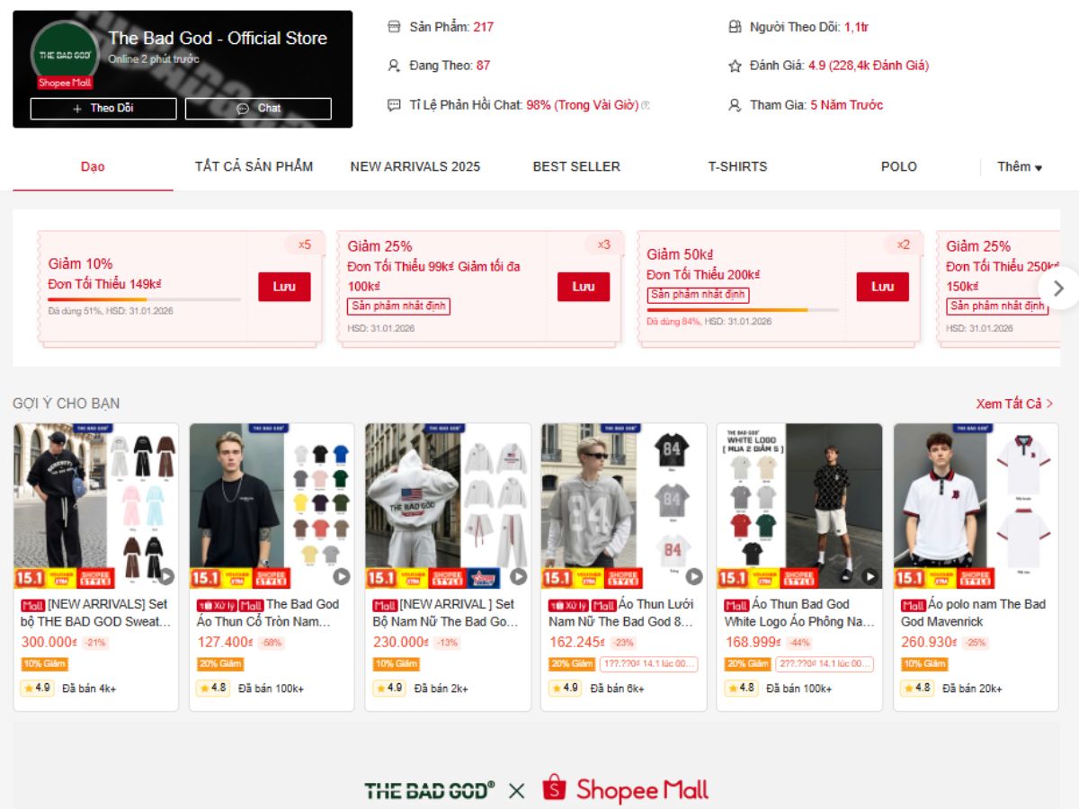 THE BAD GOD áo khoác bomber, khoác dù đa dạng mẫu mã