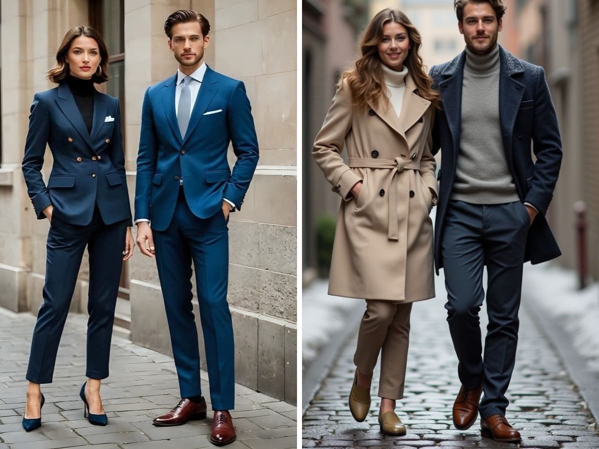 Giày patina hợp với suit lịch lãm