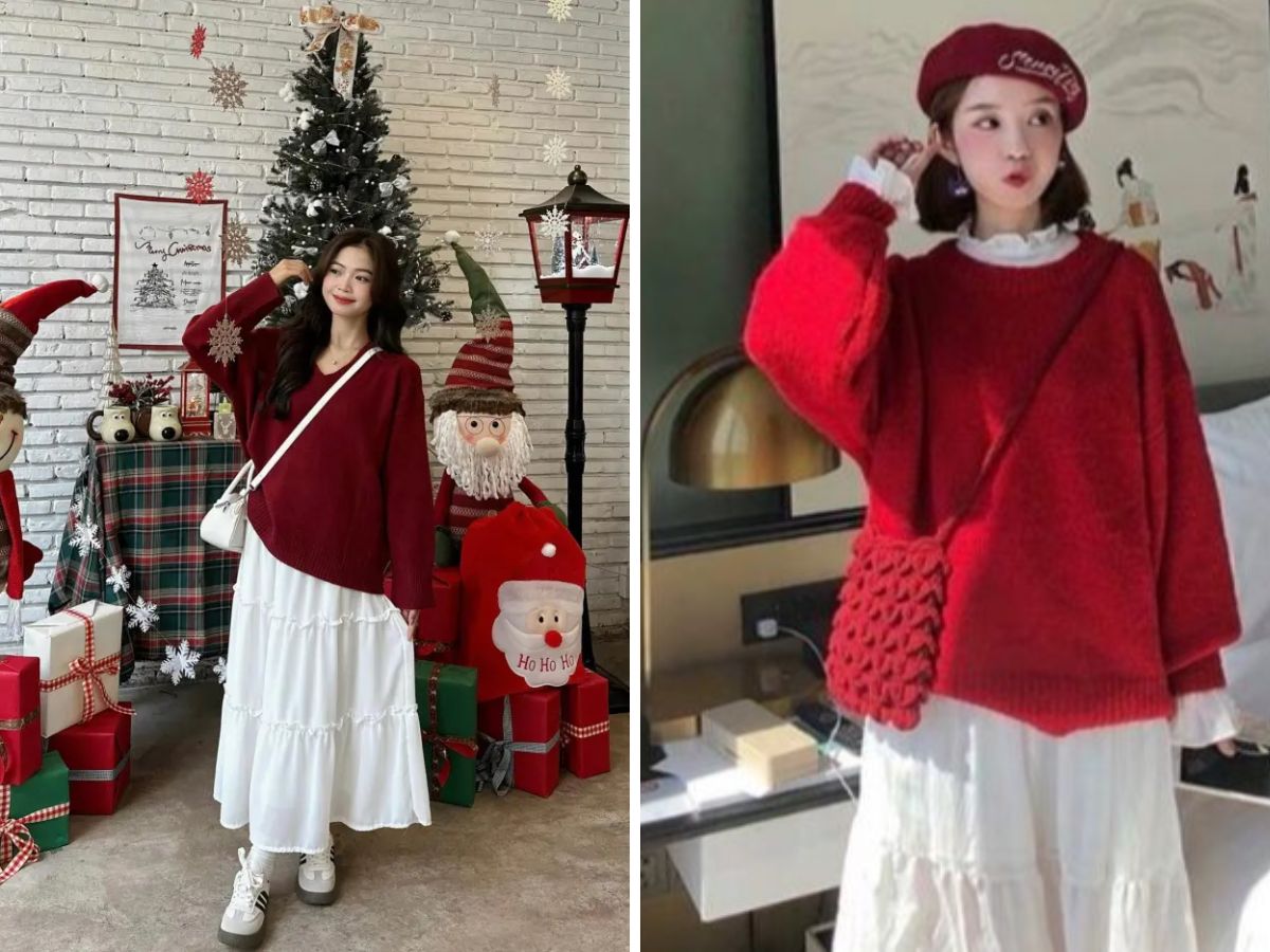 Phong cách thanh lịch, nhẹ nhàng cùng váy vóc và áo khoác dài