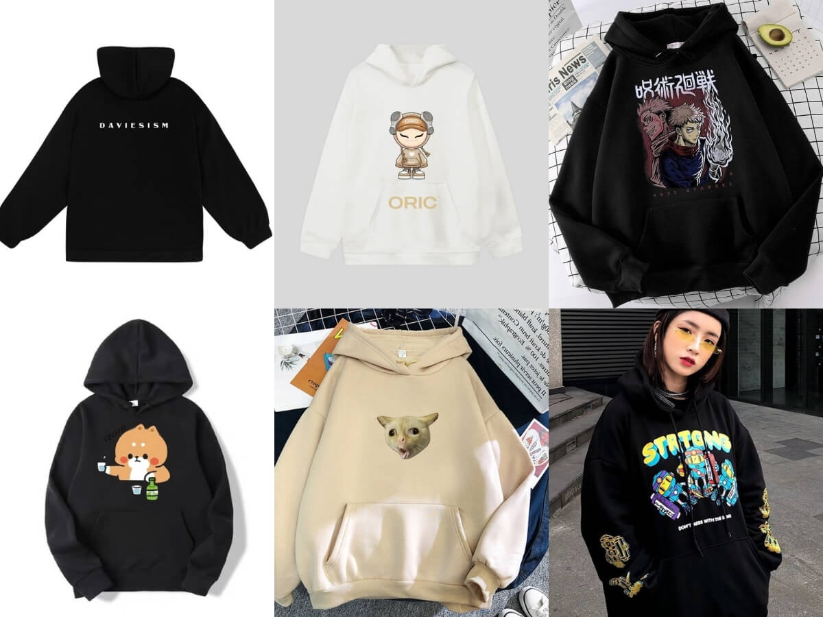 các gợi ý hình in ấn tượng lên áo hoodie
