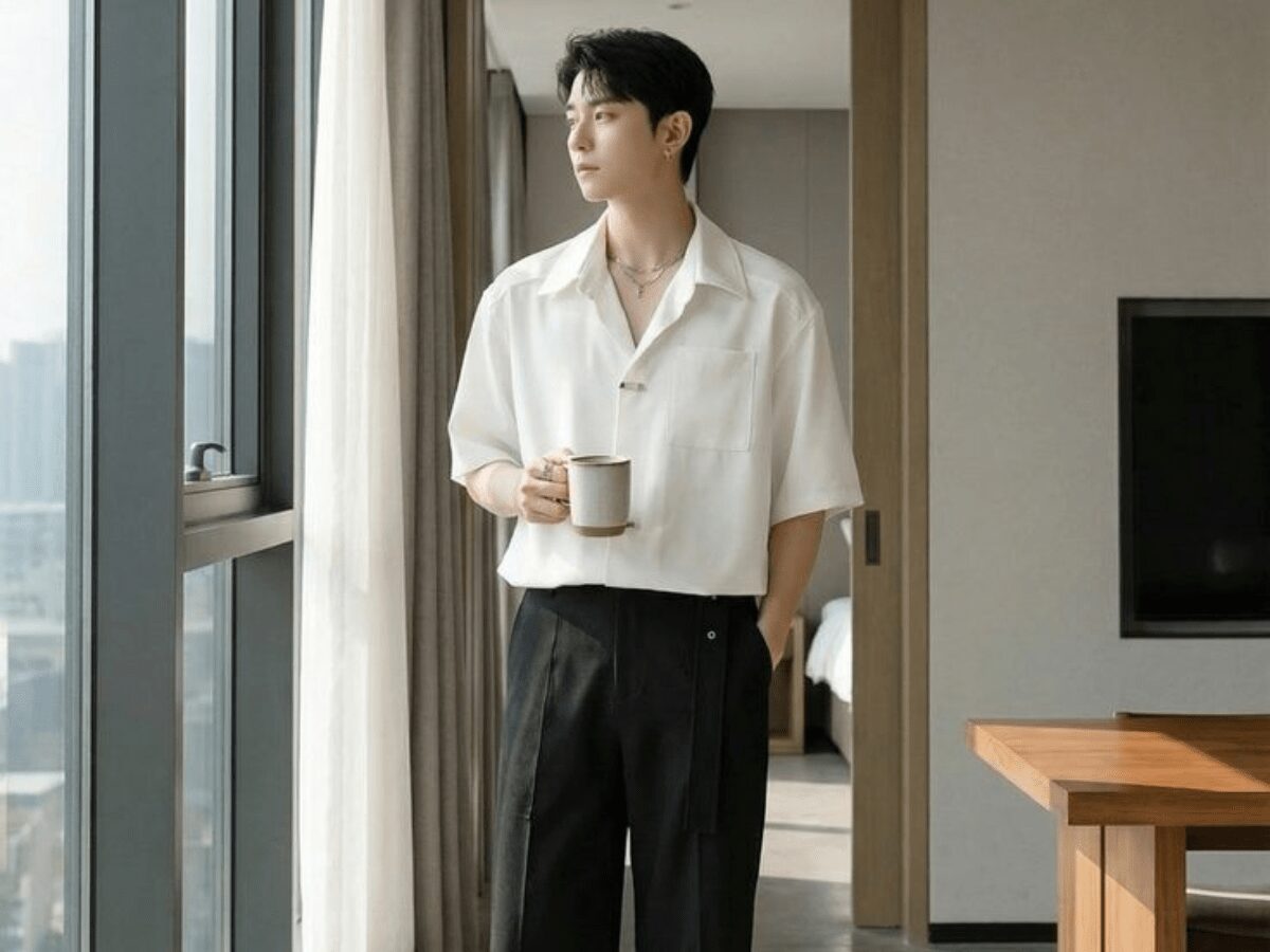 Một chiếc áo vừa vặn, chất liệu tốt sẽ quyết định 80% vẻ ngoài của bạn