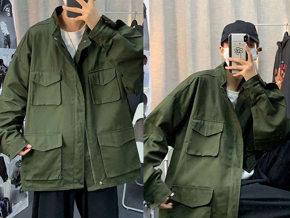 Top shop áo khoác nam kaki trên Shopee