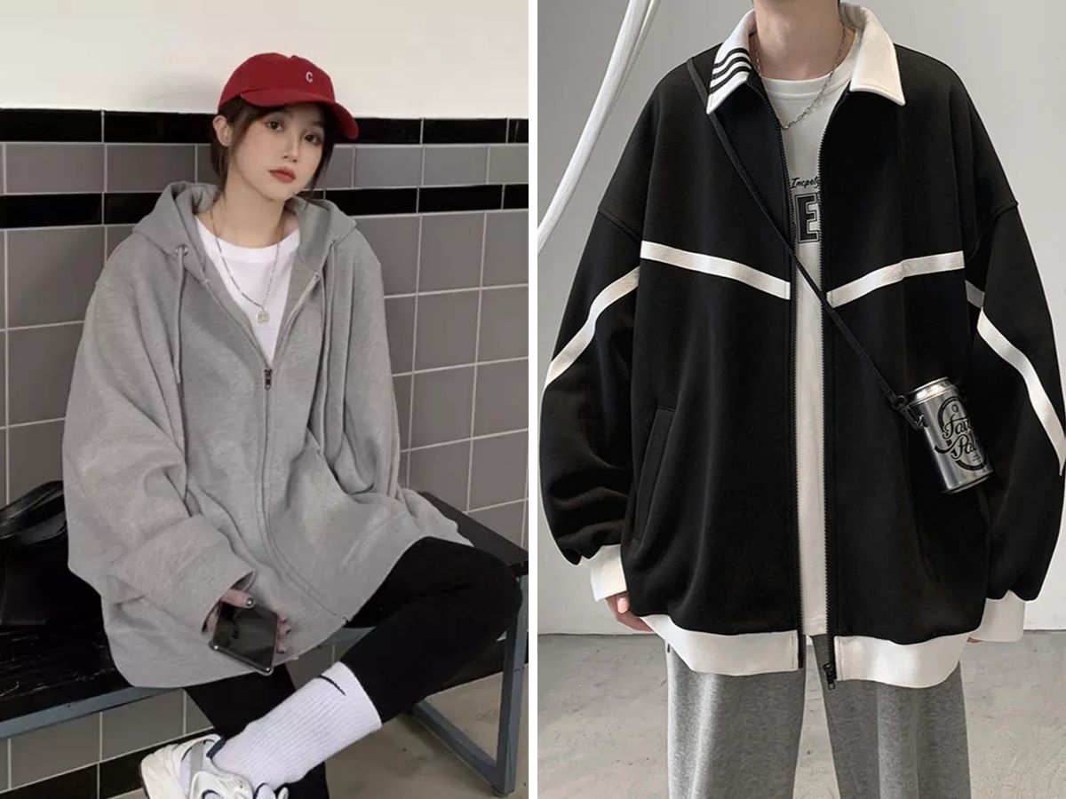 Cách phối đồ với áo khoác rộng cần lưu ý đến chất liệu và đường may chắc chắn