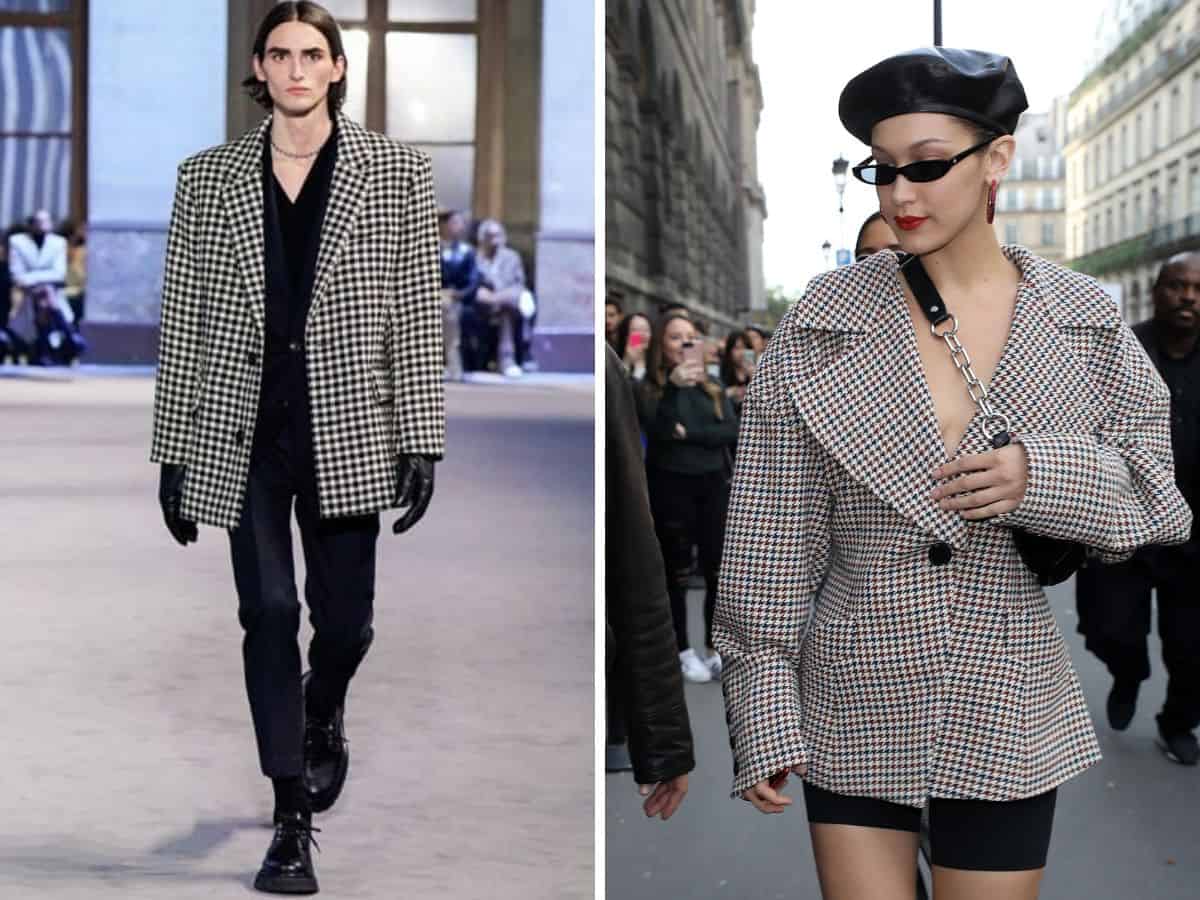 Họa tiết kẻ sọc trên blazer chưa bao giờ lỗi mốt