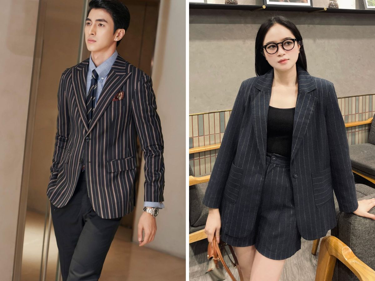 Chọn dáng blazer kẻ sọc đẹp không góc chết