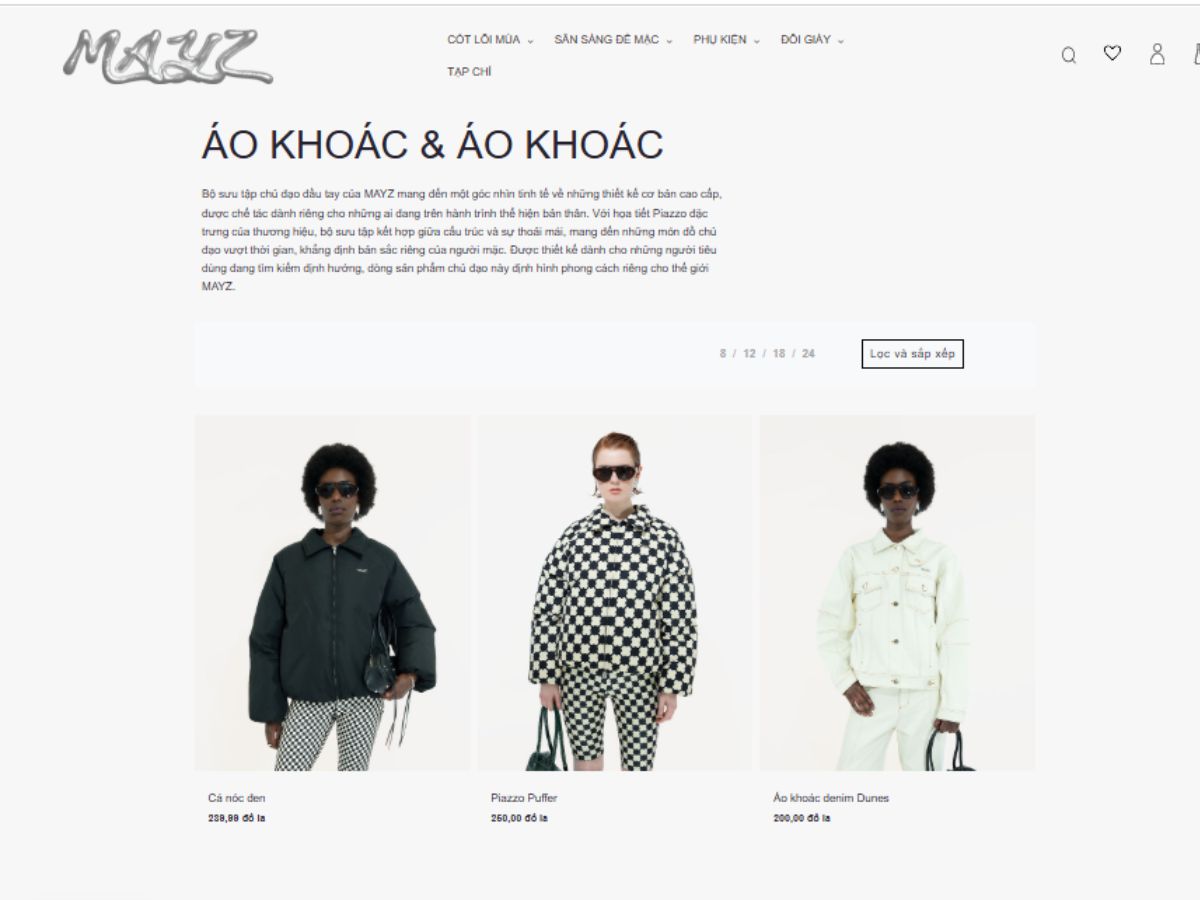 Mayz mang đến phong cách trẻ trung, hiện đại và gần gũi