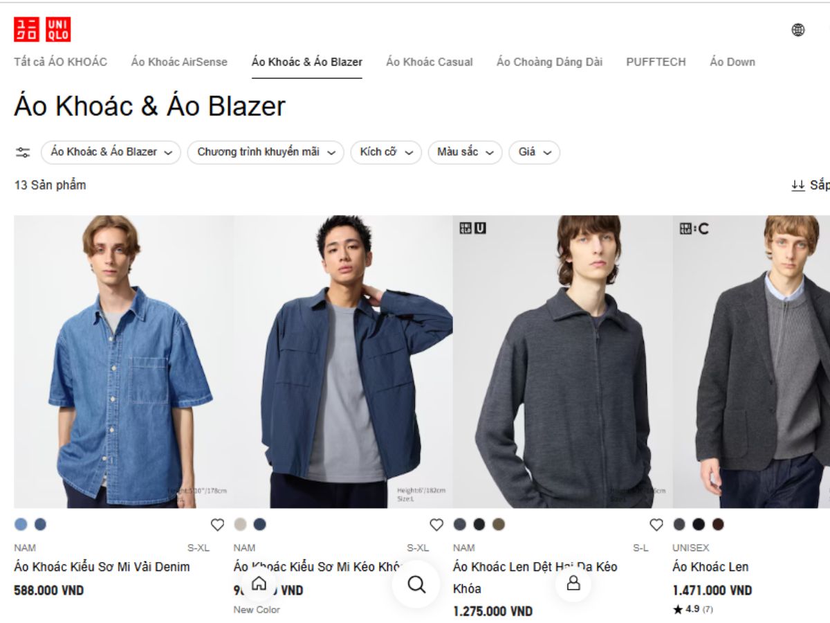 Uniqlo nổi tiếng toàn cầu với chất lượng chuẩn Nhật