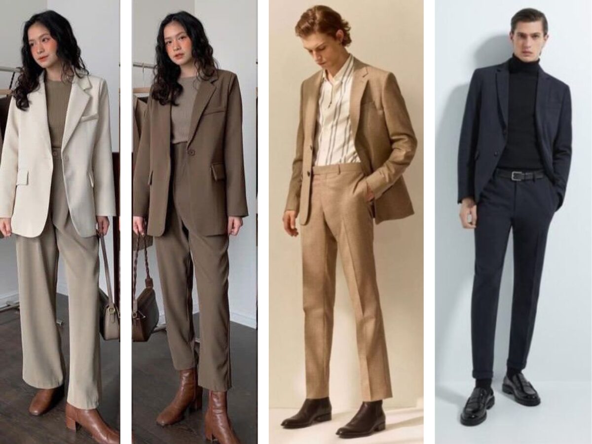 Blazer cổ điển theo phong cách hiện đại, năng động