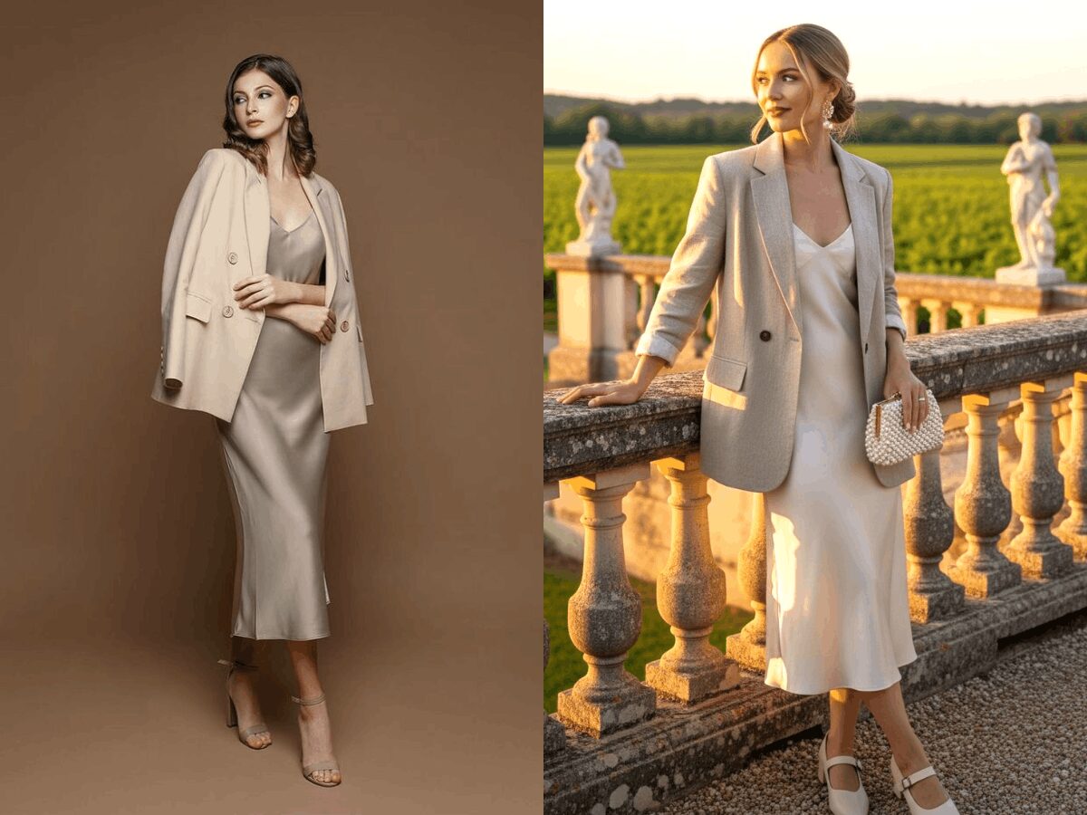 Blazer cổ điển cho nữ theo phong cách dịu dàng 