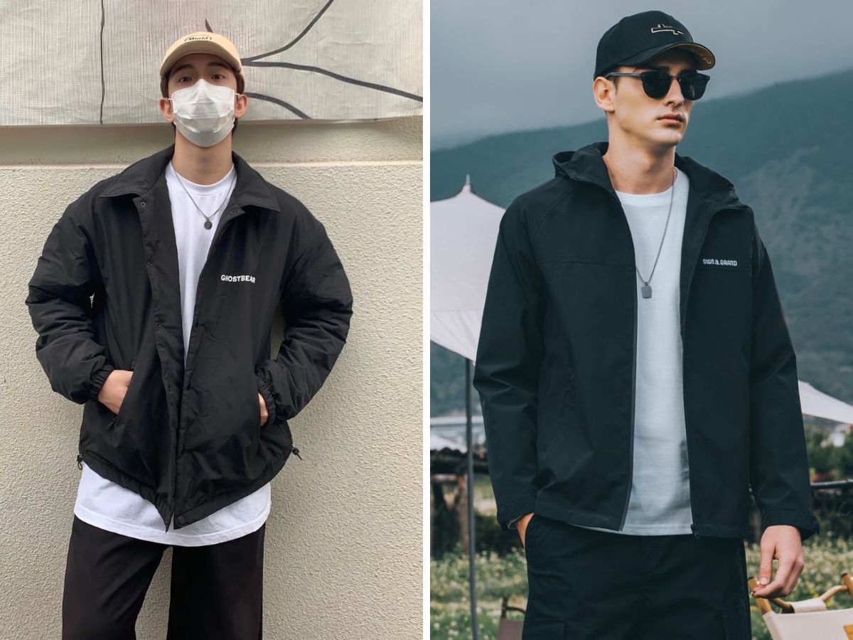 Áo khoác gió Hàn Quốc mang đến vẻ năng động, cá tính
