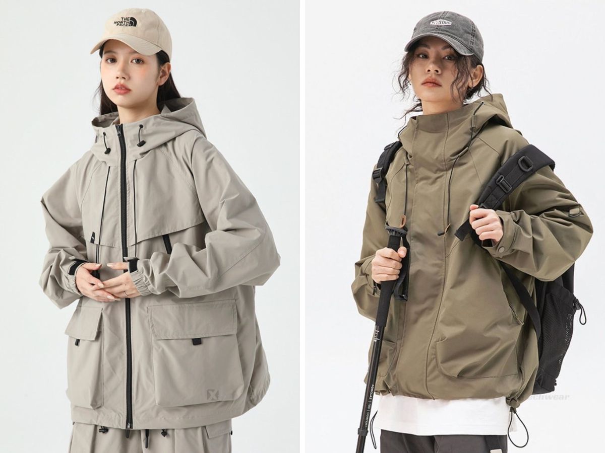 Áo khoác gió cho nữ cũng có nhiều kiểu dáng khác nhau