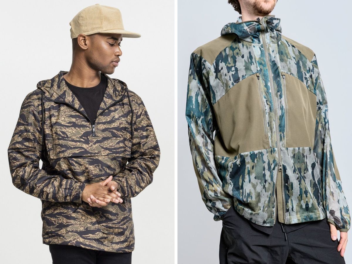 Áo khoác gió rằn ri chống nước, cản gió