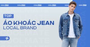 áo khoác jean local brand