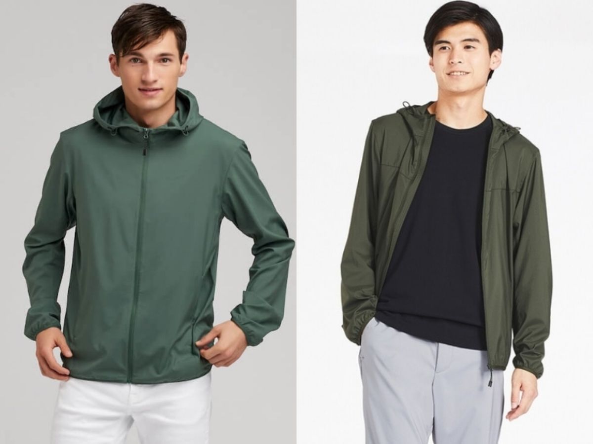 Một bên là chiếc màu pastel cho mùa hè và một bên là chiếc màu xanh rêu phối be cho mùa thu