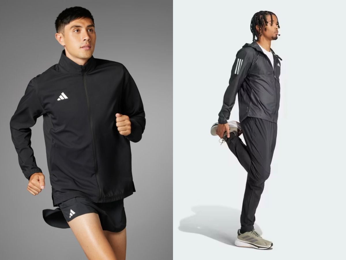 Phong Cách Thể Thao Năng Động Áo Khoác Gió + Quần Jogger/Shorts + Giày Thể Thao 