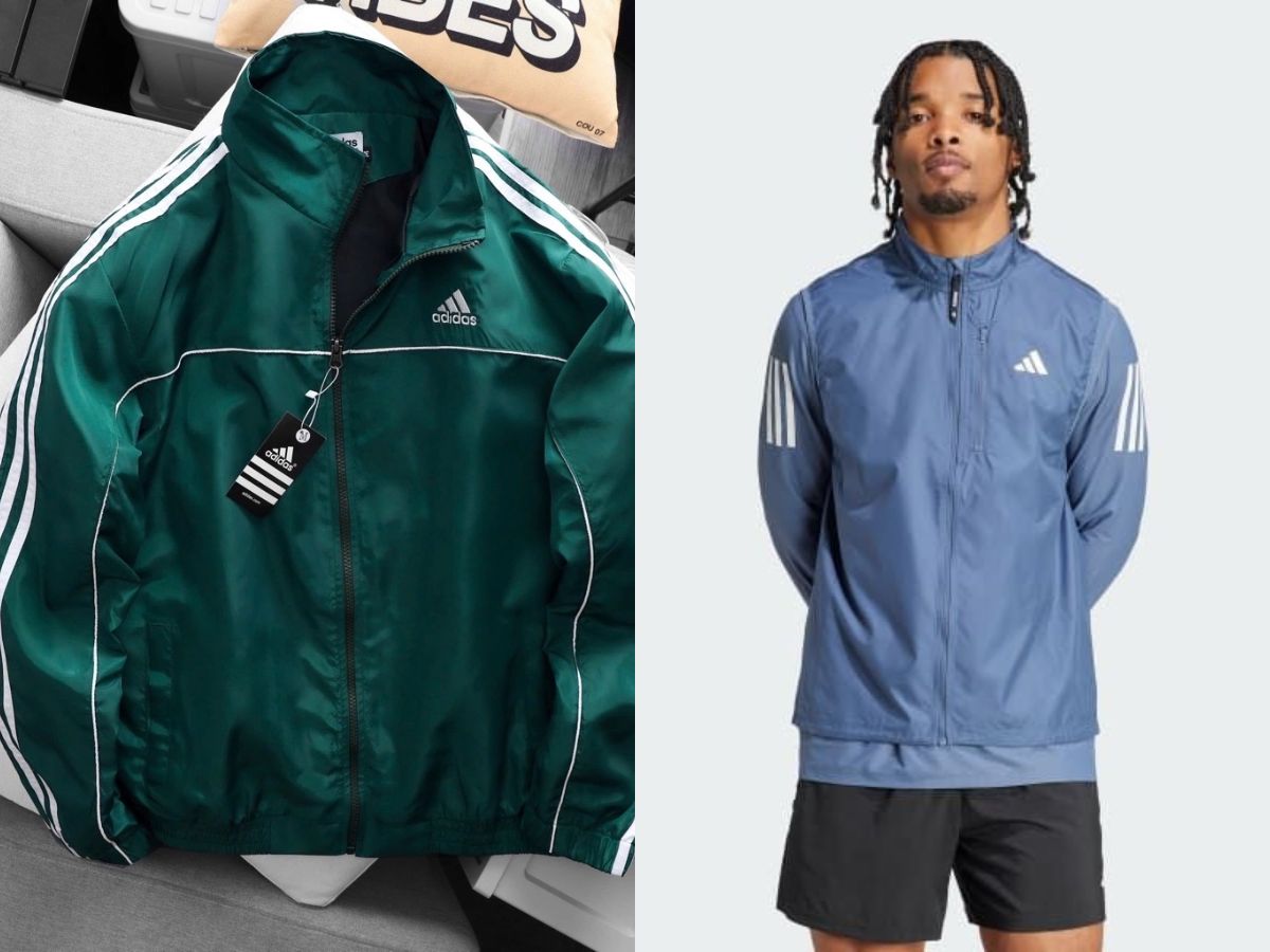 Áo Khoác Gió Adidas Nam 2 Lớp Tối Ưu Hóa Khả Năng Giữ Ấm Và Bảo Vệ  