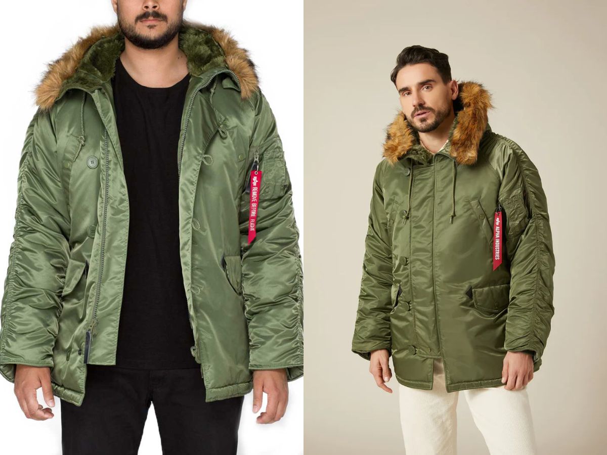 Áo khoác N-3B Parka chống chọi băng giá, phong cách ấm áp