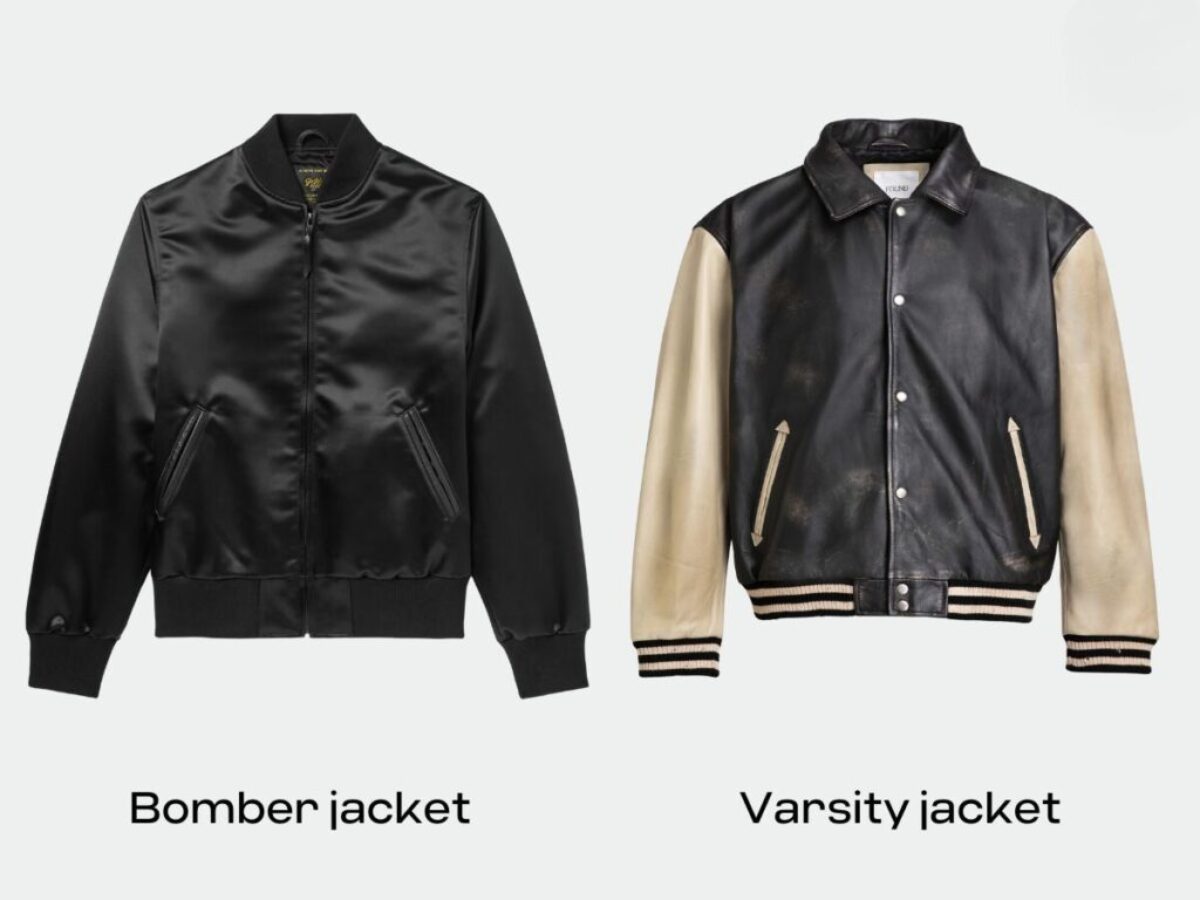 So sánh Varsity Jacket và Bomber Jacket