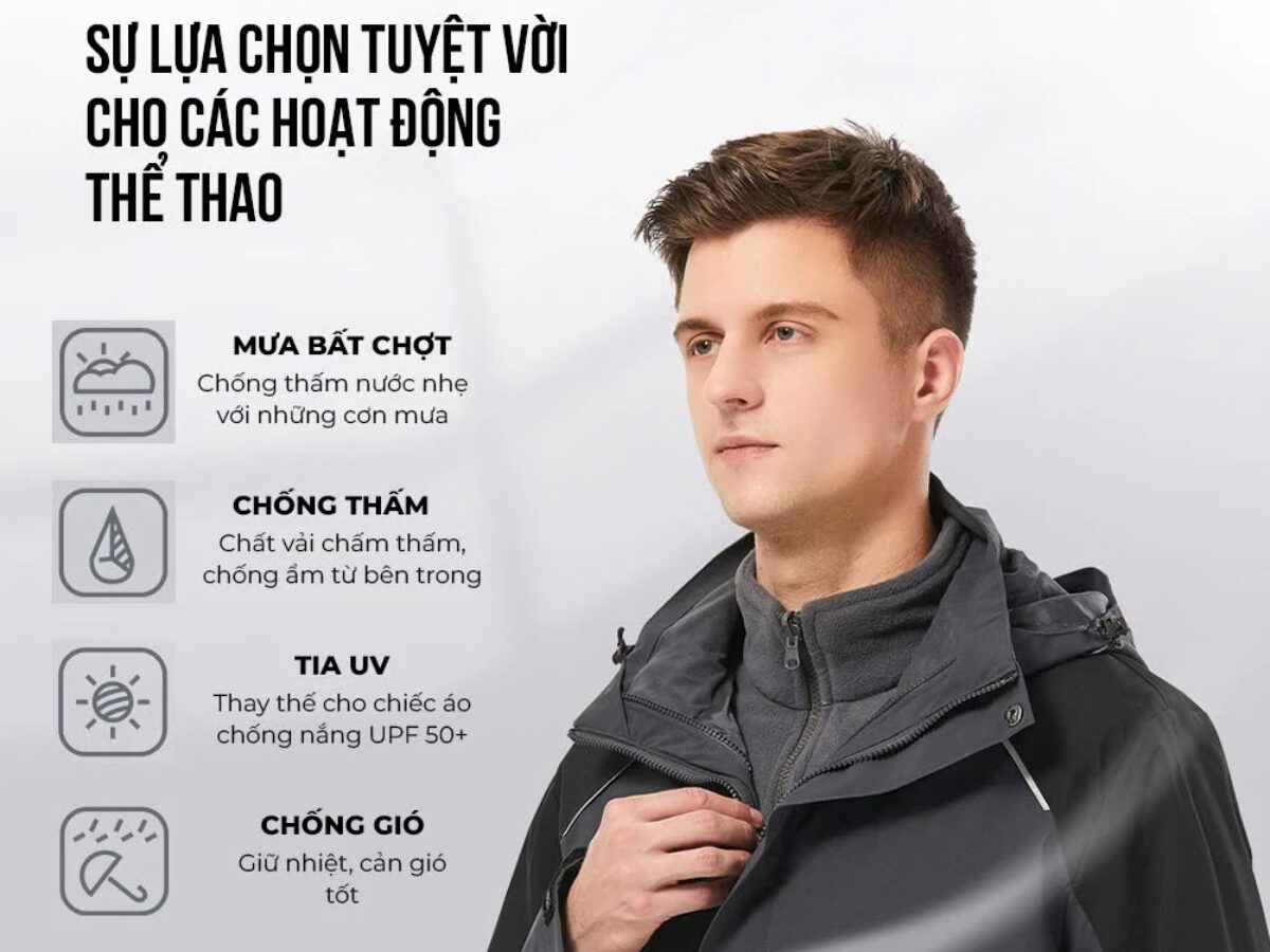 Áo khoác gió 2 lớp là lựa chọn tối ưu