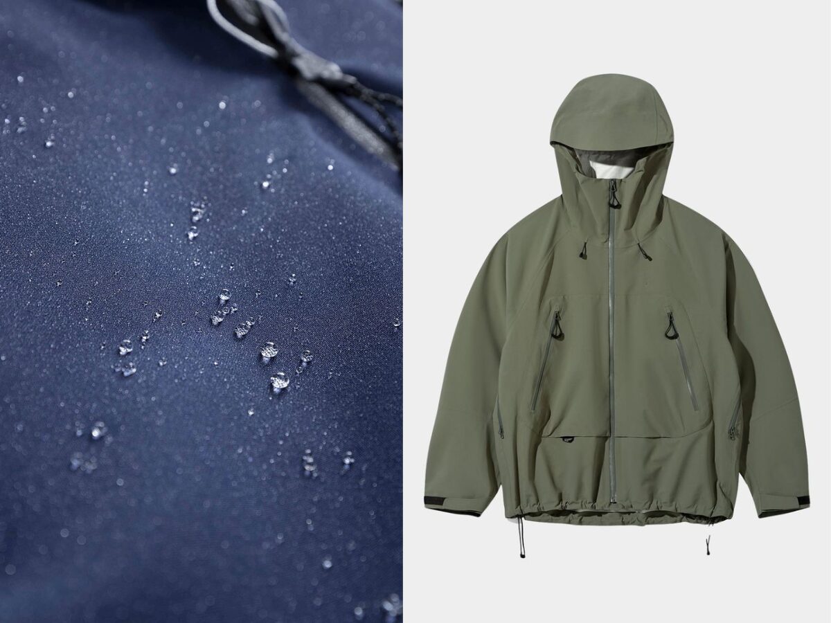 Chất liệu của chiếc áo khoác gió