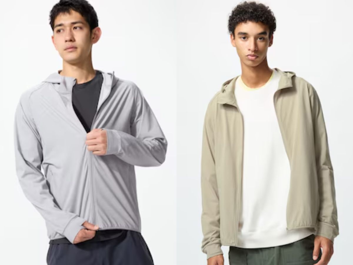 Sản phẩm áo khoác gió nam có mũ Uniqlo