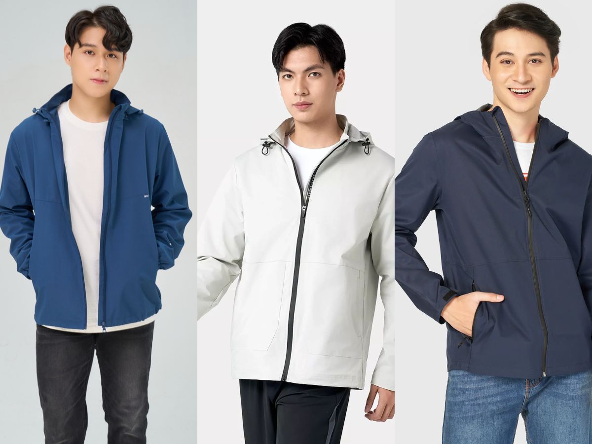 Sản phẩm áo khoác gió nam có mũ YODY, 5S Fashion, Canifa