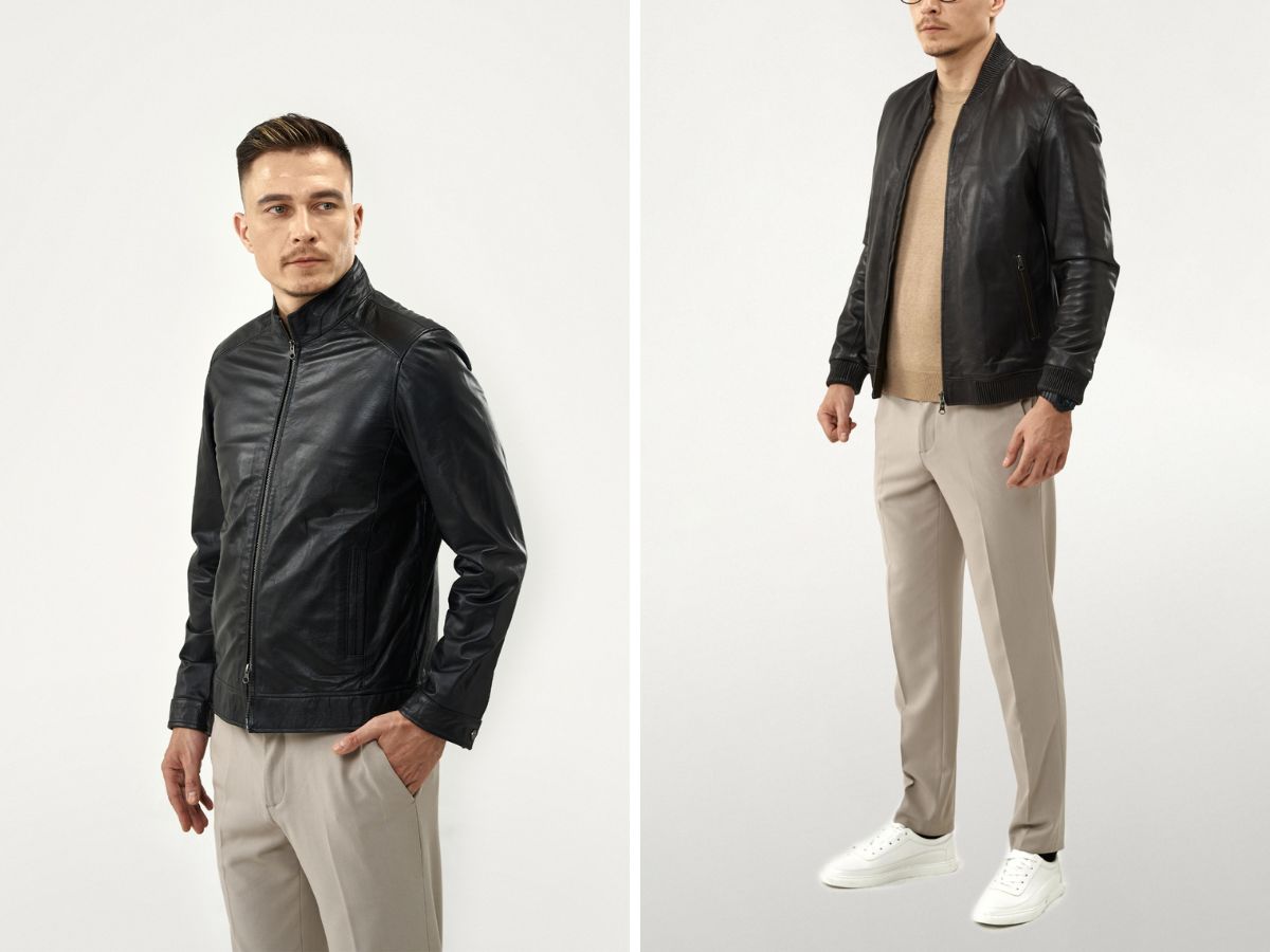 Áo khoác của thương hiệu này thường sử dụng da thật