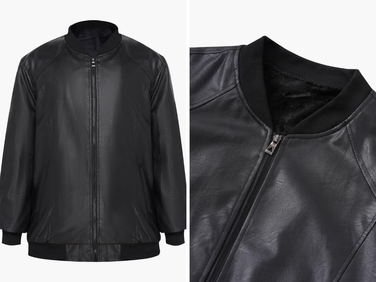 Áo da của Banana Homme cực ổn áp