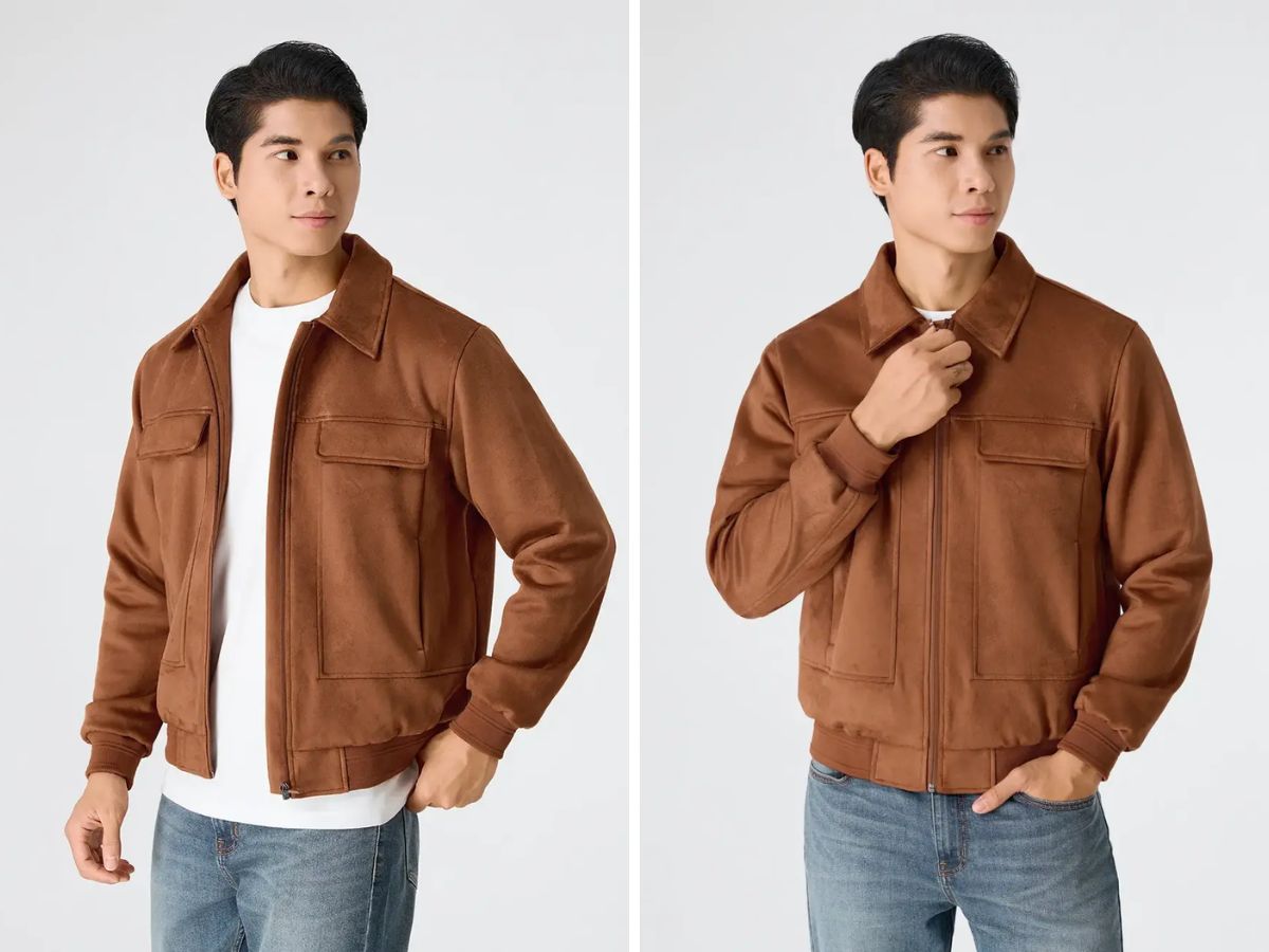 Áo da phom cơ bản của Yody