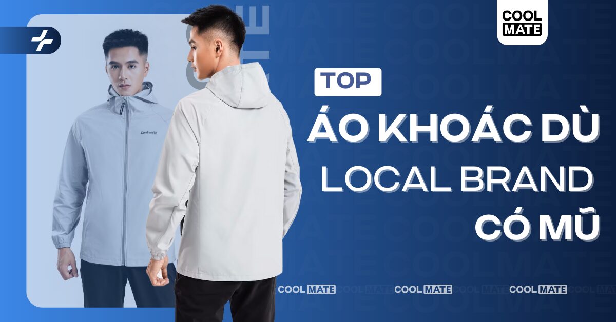 áo khoác dù local brand có mũ