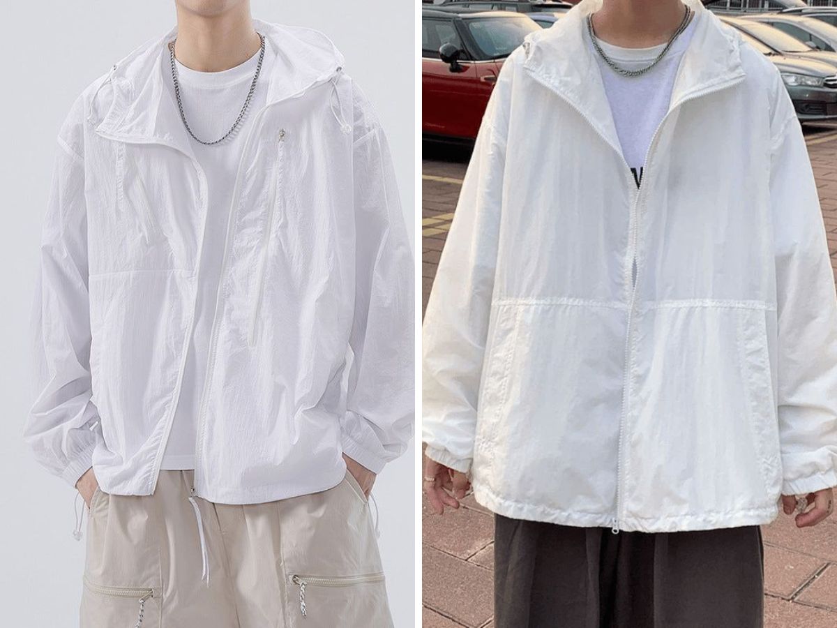 Ưu tiên chọn áo khoác mùa hè màu sáng