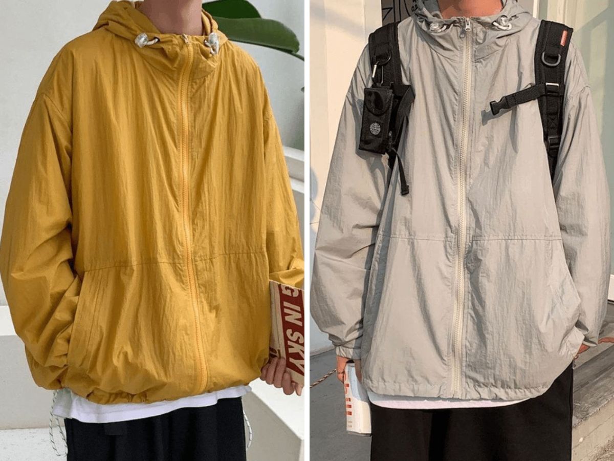 Áo khoác dù là món đồ được ưa chuộng mặc cho mùa hè