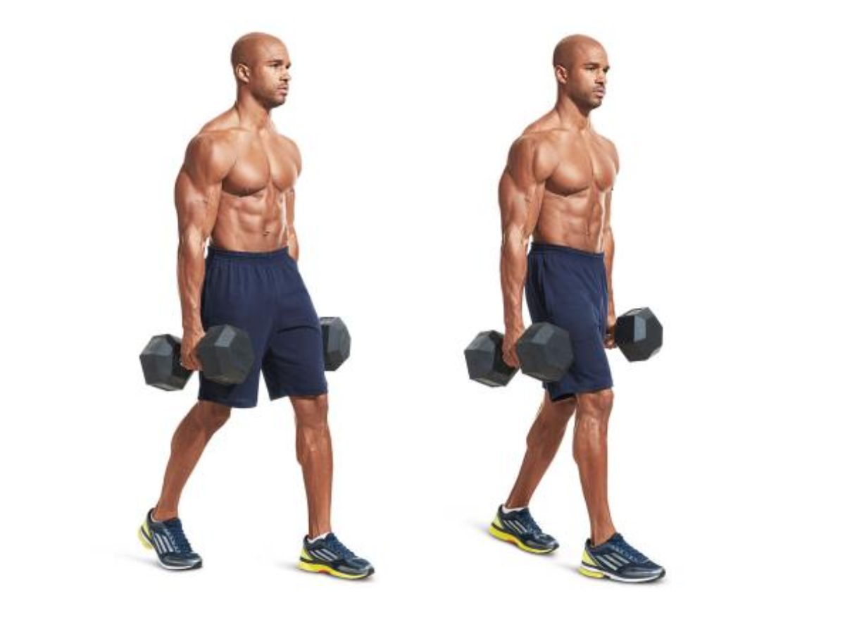 Đi bộ nông dân vừa phát triển cầu vai vừa tăng sức bền lực nắm