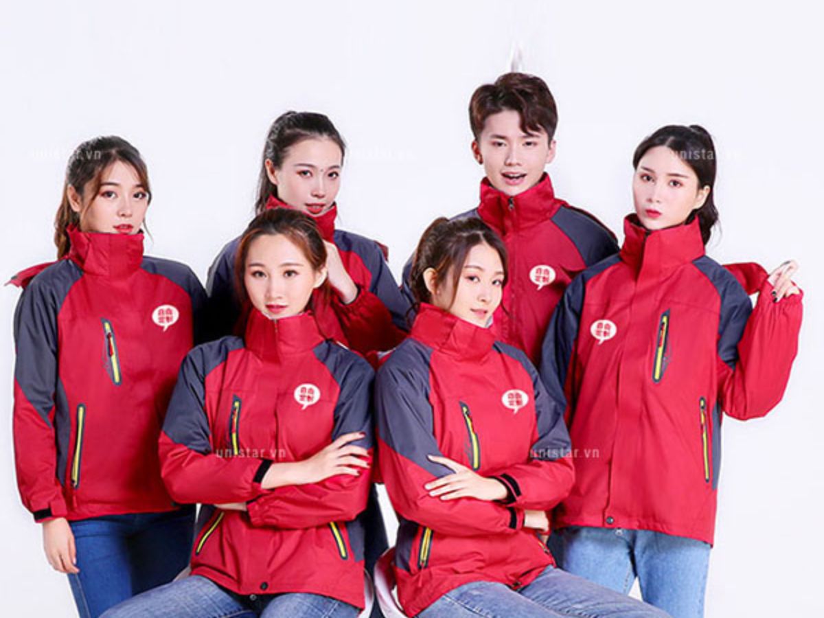 Khám phá các mẫu áo khoác gió đồng phục cực chất