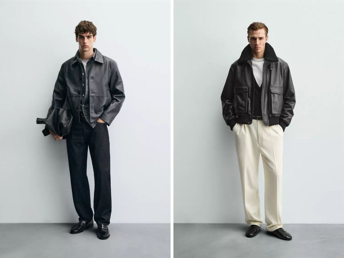 Zara là một trong những thương hiệu có các sản phẩm áo khoác da chất lượng