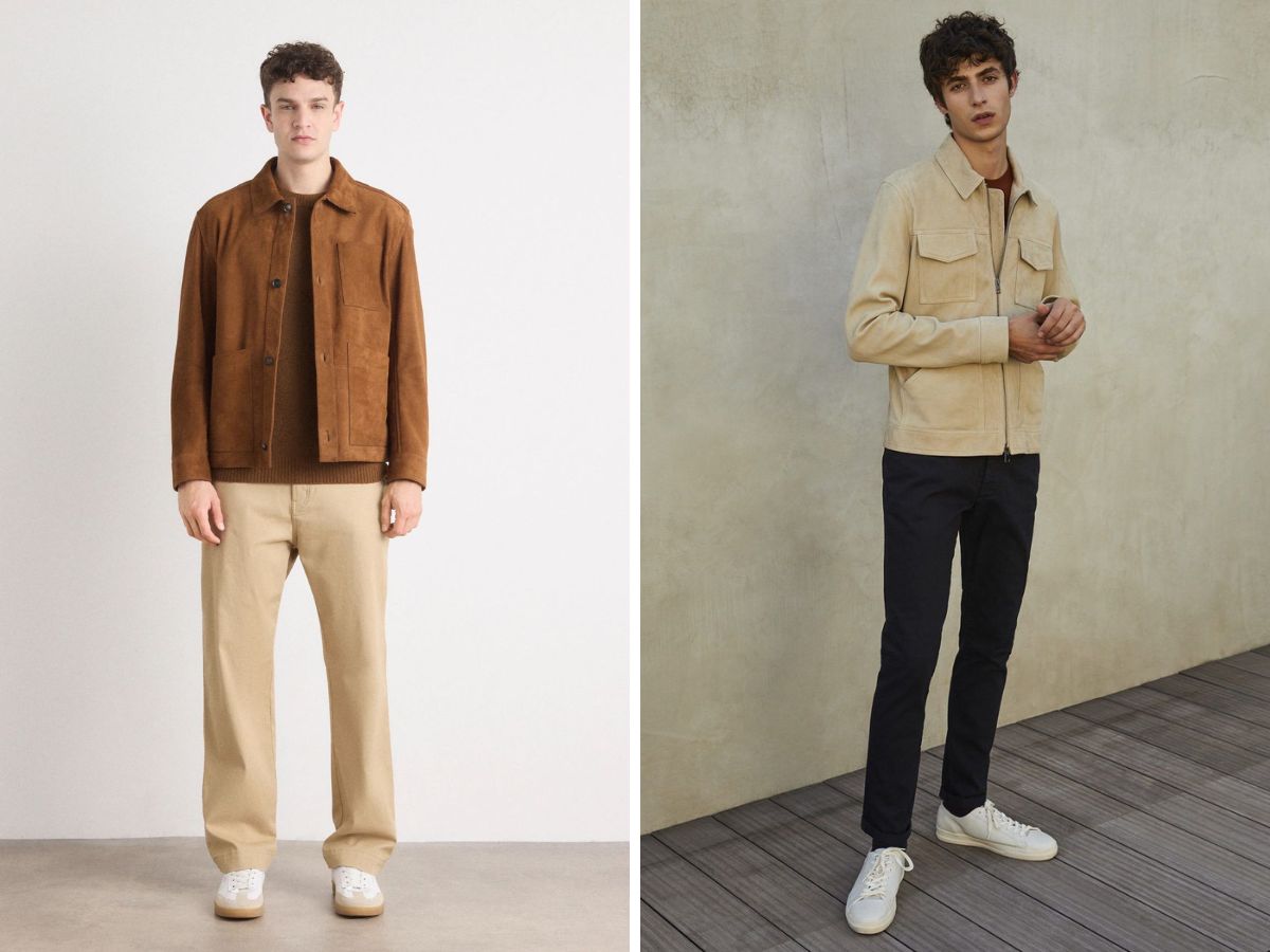 Da lộn mang đến bề mặt mềm mịn, dễ chăm sóc