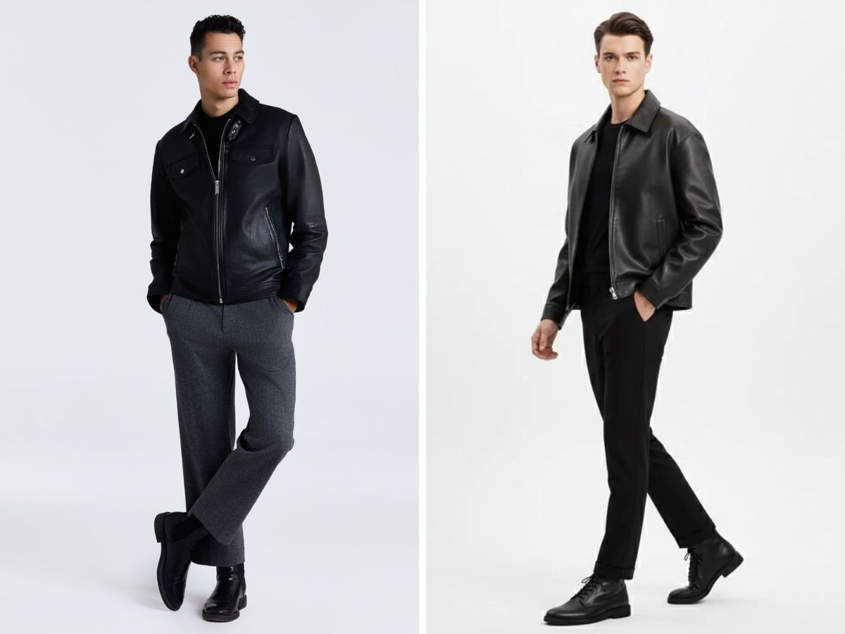 Áo khoác da nam phong cách Hàn Quốc vừa năng động, vừa trẻ trung