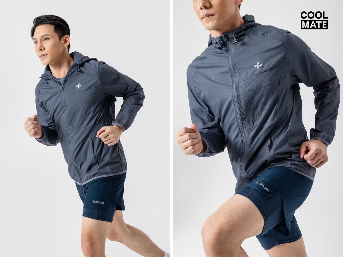 Áo khoác gió mỏng từ Coolmate được nhiều người yêu thích