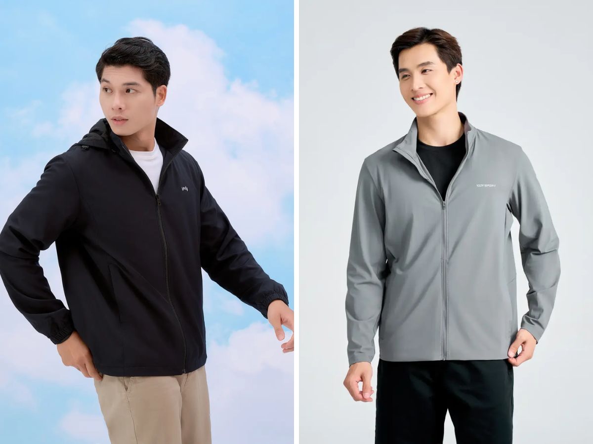 Sản phẩm áo khoác gió của YODY