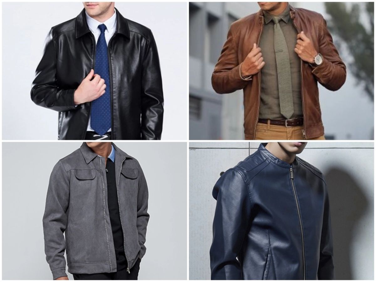 Chọn màu sắc áo khoác da nam nâng tầm phong cách