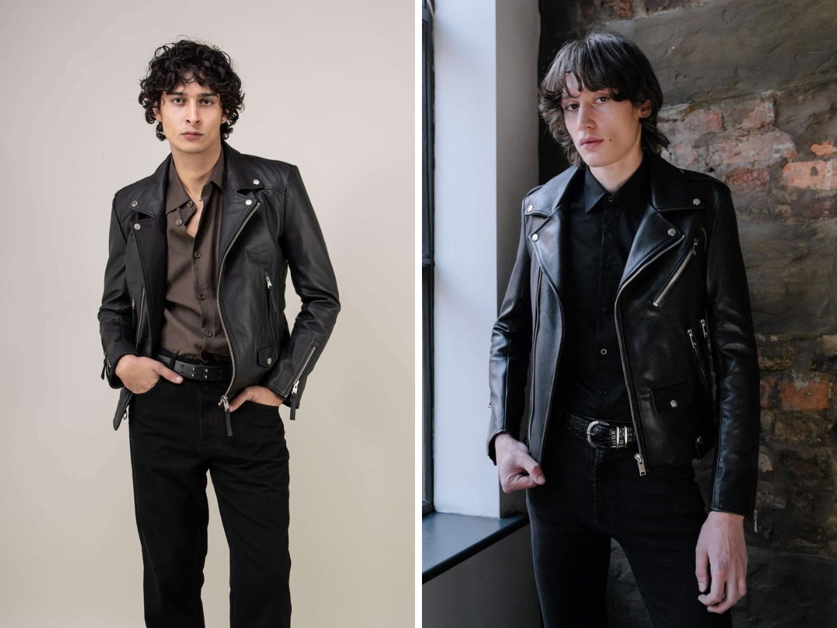 Minimalist Biker Jacket tối giản nhưng không kém phần cá tính